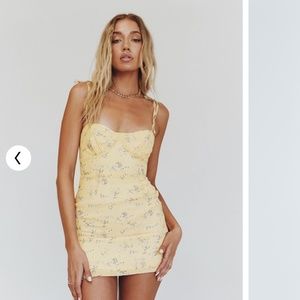 Tauriel Mini Dress - US 0 / Yellow